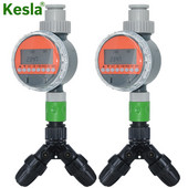 KESLA automata LCD kijelzős golyóscsap vízidőzítő elektronikus csepegtető öntözésvezérlő gravitációs öntözővel Kert