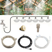 6/9/12/15/18m Sistem de pulverizare cu ceață cu apă de răcire Nebulizator de grădină pentru plante irigare prin stropire Kit de aburire în aer liber pentru seră