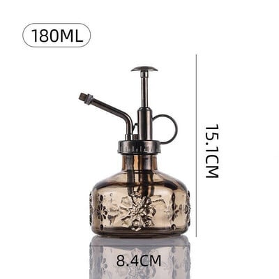 Új Relief üveg spray-palack prés típusú kerti növény virág öntöző edény 180 ml kis kertészeti permetező öntözési kellékek