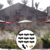 23 vnt / rinkinys rūko purkštukų rinkinys lauko sodo vandens rūko aušinimo sistemai sodo purkštuvas vandens purkštuvas pulverizador agua