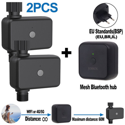 WIFI kastmistimer IP55 automaatne tilkniisutus Aiavee kontrollerklapp Google Assistant Smart Home, Alexa Bluetooth