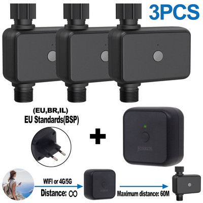 WIFI kastmistimer IP55 automaatne tilkniisutus Aiavee kontrollerklapp Google Assistant Smart Home, Alexa Bluetooth