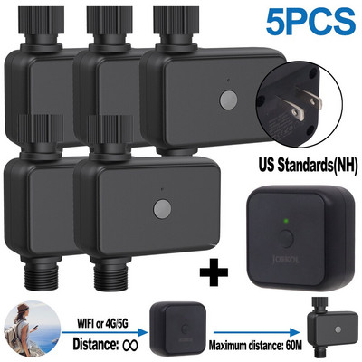 WIFI kastmistimer IP55 automaatne tilkniisutus Aiavee kontrollerklapp Google Assistant Smart Home, Alexa Bluetooth