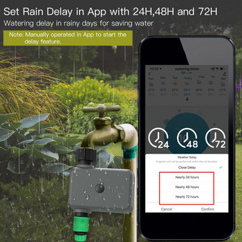 Smart Tuya APP BT Таймер за вода Забавяне на дъжд Програмируем таймер за напояване с автоматичен и ръчен център за поливане Необходими шлюзове