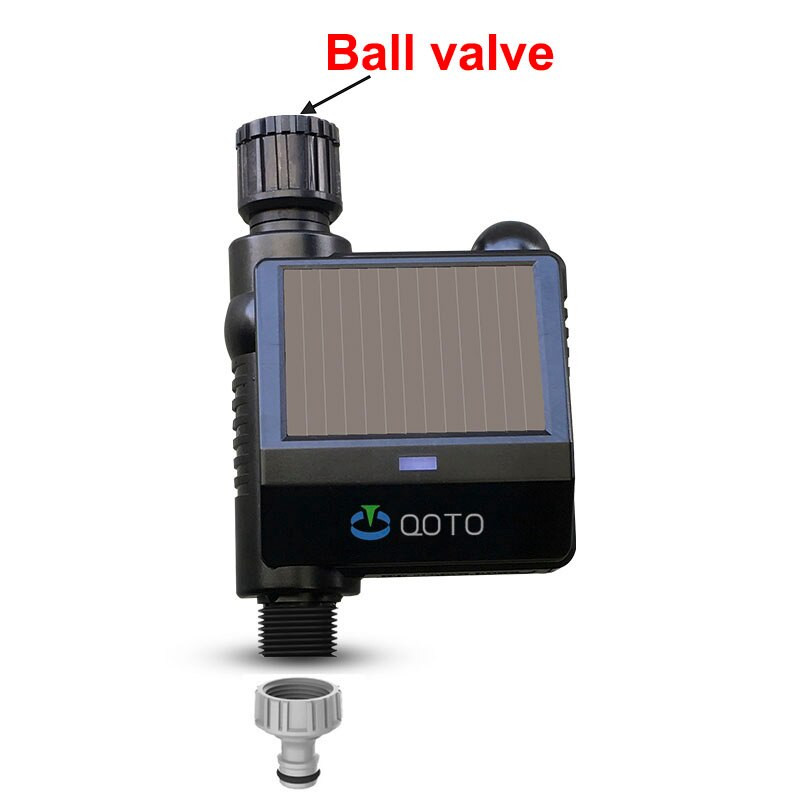 Saulės WIFI laistymo laikmatis rutulinis vožtuvas sodas išmanusis drėkinimo valdiklis automatinis laistymo vandens laikmatis išmanioji laistymo sistema