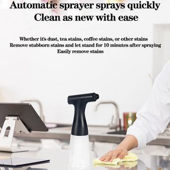 Έξυπνος ατμοποιητής χειρός 500ml Πιστόλι ψεκασμού Nano Sprayer Mist Antitizer Cordless Electric ULV Fogger Machine Αναλώσιμα γραφείου κήπου
