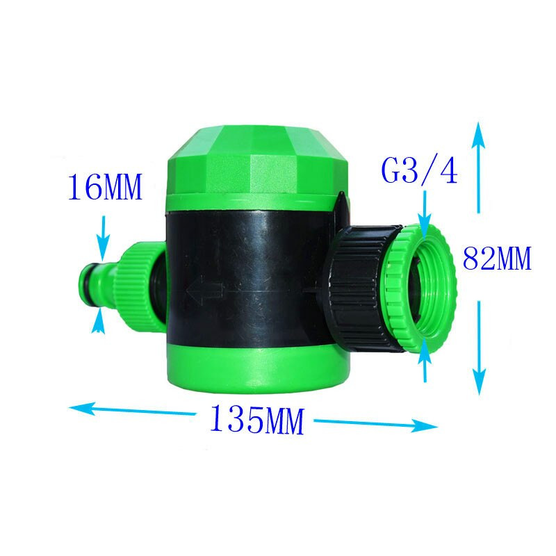 wxrwxy 2 órás öntözés időzítő 120 perc vízszabályozó Mechanikus vízidőzítő csepegtető öntöző kerti csepegtető adapter 1 db