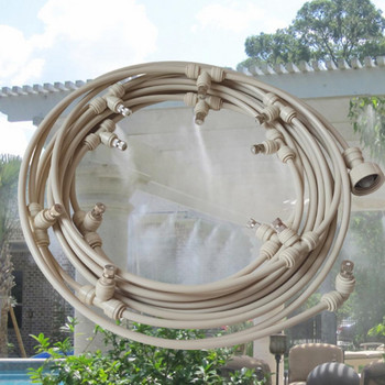 Замъгляване Охлаждаща вода Система за пръскане за мъгла Оранжерия Градински цветя Напояване на растения Напояване Градина Небулизатор Спринклерна дюза