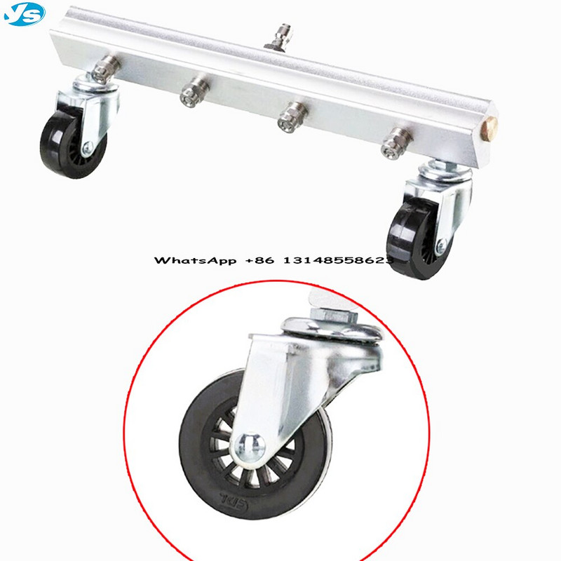 Automobilių plovimo dugno valiklis 4 purkštukai aukšto slėgio automobilio po kėbulo ploviklis 4 purškimo antgalis vandens valymo antgalis