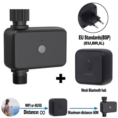 Temporizator de udare WIFI IP55 Irigare automată prin picurare Grădină Supapă de control a apei Google Assistant Smart Home, Alexa Bluetooth