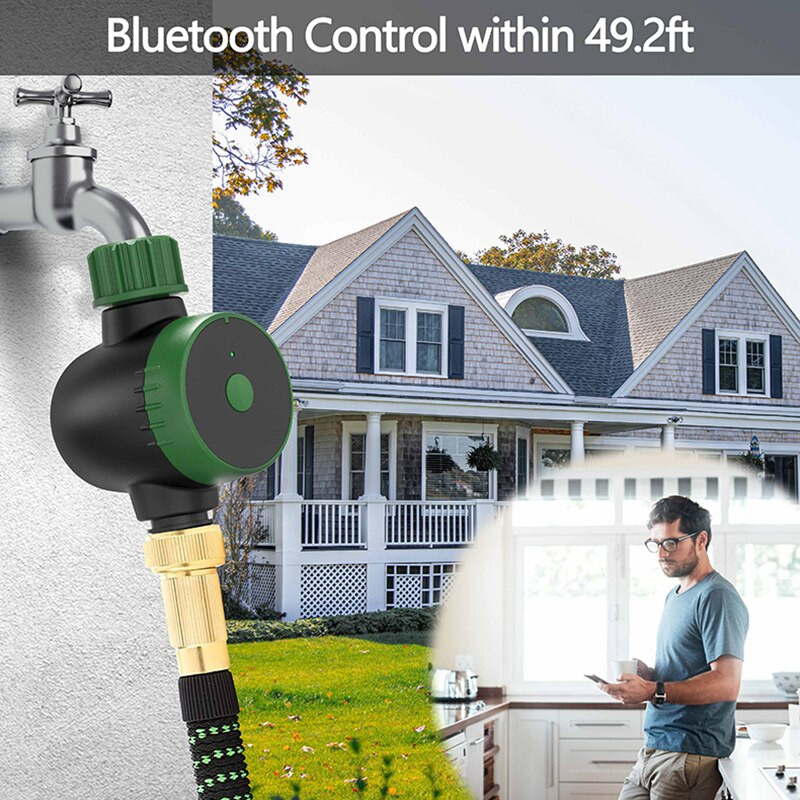 Tuya Smart Hose csaptelep öntözési időzítő, Wi-Fi hubbal, kompatibilis az Alexával, Smart Life