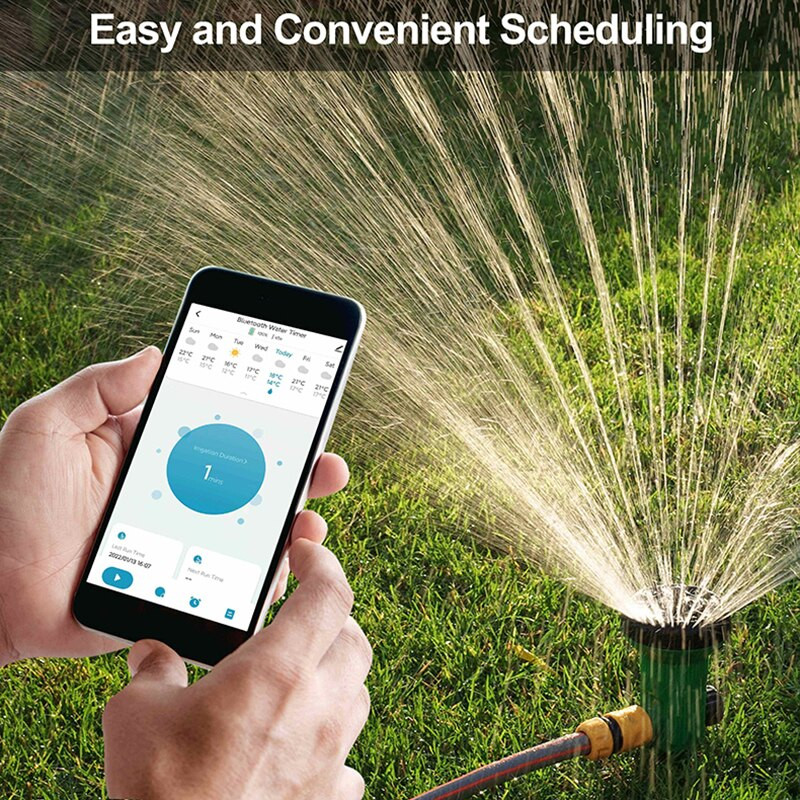 Tuya Smart Hose csaptelep öntözési időzítő, Wi-Fi hubbal, kompatibilis az Alexával, Smart Life