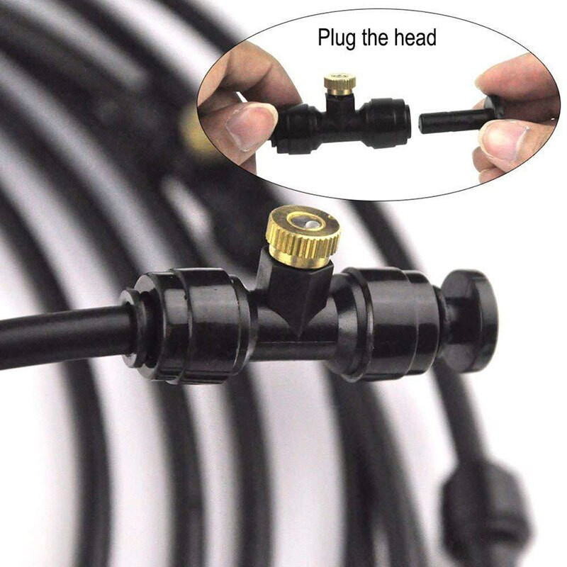 Porlasztó spray hűtővíz köd permetező rendszer kerti porlasztó kültéri permetező rendszer vízköd otthoni kert öntözéséhez