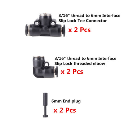 1Szett kerti öntözőködtető rendszer porlasztó fúvóka 4/6 PU csőcsatlakozó készlet kültéri terasz hűtő páratartalom porlasztó