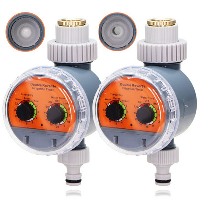 Ball Valve Garden Water Timer Αυτόματος ηλεκτρονικός ελεγκτής σπιτιού Εξωτερικό αδιάβροχο σύστημα ποτίσματος με σταγόνες Θερμοκήπιο