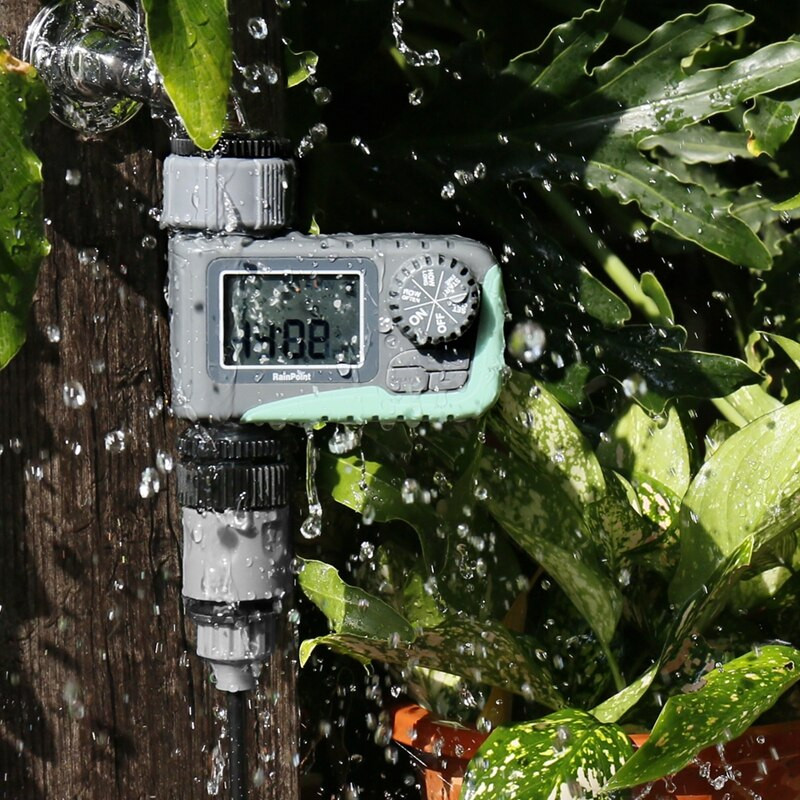 RAINPOINT digitális locsoló időzítő kerti IP54 tömlő csaptelep öntözőcsap csap időzítő esőkésleltetés kézi automatikus öntözőrendszer
