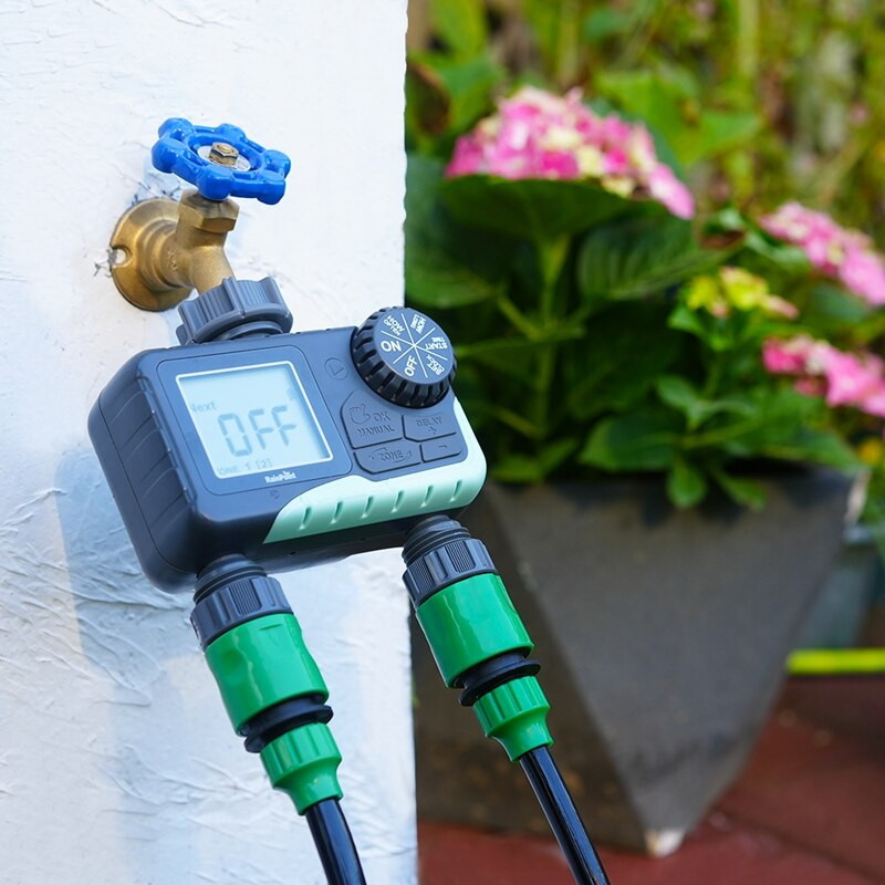 RAINPOINT digitális locsoló időzítő kerti IP54 tömlő csaptelep öntözőcsap csap időzítő esőkésleltetés kézi automatikus öntözőrendszer