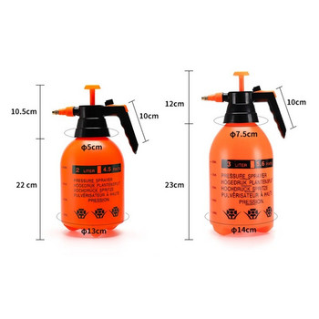 2L3L Pump Pressure Sprayer Pump Air Compression Pump Εγχειρίδιο Sprayer Garden Watering Fertilizers Πότισμα μπουκάλι ψεκασμού απολύμανσης