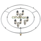 M203 Inel ventilator exterior din oțel inoxidabil SS de înaltă presiune pentru sistem de răcire cu aburire cu duze