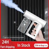 Pulverizator electric de dezinfectare cu lumină albastră, reîncărcabil cu nano abur, pistol de pulverizare cu apă, mașină de dezinfectare pentru casă Atomizor Atomizor nou