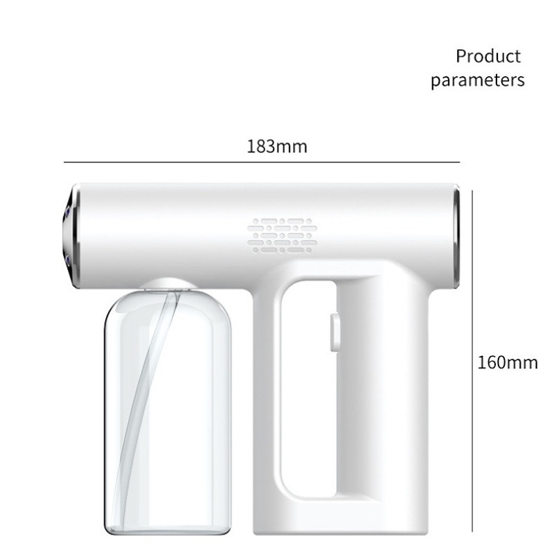 Pulverizator electric de dezinfectare cu lumină albastră, reîncărcabil cu nano abur, pistol de pulverizare cu apă, mașină de dezinfectare pentru casă Atomizor Atomizor nou