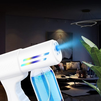 Ηλεκτρικό πιστόλι ψεκασμού ψεκασμού Nano Mist Sprayer Χειρός ασύρματος ψεκαστήρας απολύμανσης USB Επαναφορτιζόμενος ομίχλης για τον κήπο γραφείων