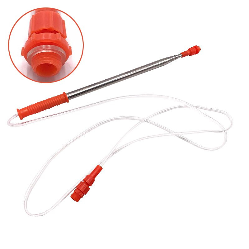 Sissetõmmatav 2,3/3,3 m käsisurvepihusti pihustusvarras pestitsiidide pihustipuu jaoks välisaia kangi tarvikud kastmine