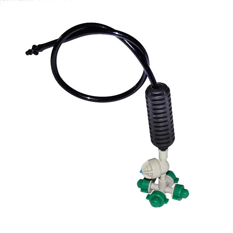 wxrwxy Duză de atomizare încrucișată pulverizator de apă anti picurare duză de aburire ghiveci udare plante irigare prin picurare pentru seră 5 set