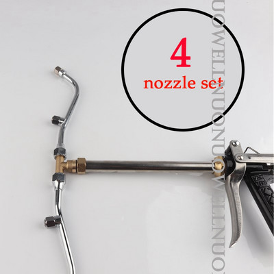 2–10 peaga reguleeritav kõrgsurvepihustiga pihustuspüstoli komplekt Põllumajanduse viljapuude pestitsiidide desinsektsiooni pihustuspüstol