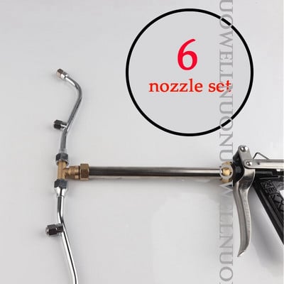 2–10 peaga reguleeritav kõrgsurvepihustiga pihustuspüstoli komplekt Põllumajanduse viljapuude pestitsiidide desinsektsiooni pihustuspüstol