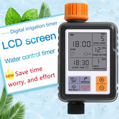 LCD képernyő Elektronikus automata vízidőzítő locsoló vezérlő kültéri kerti időzítő automatikus öntözőkészülék öntözőeszközök