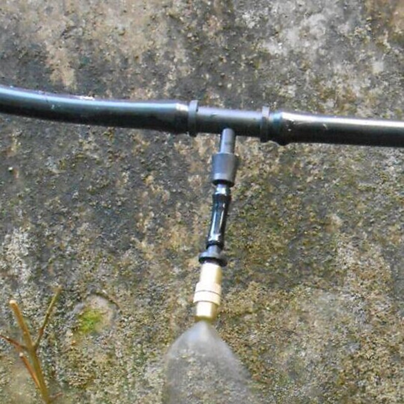 100db réz porlasztó permetező 4/7 mm-es szöges tömlő csatlakozás ködköd hűtő fúvókák kert öntözés mezőgazdaság öntöző