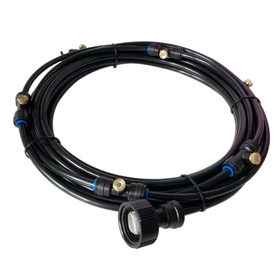 6/9/12/15/18m Lauko rūko aušinimo sistema Patio Misting Kit Ventiliatorius Aušintuvas Water Mist Gardenhouse Spray Karšto rūko purškimo sistema