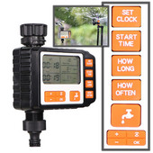 Elektronikus locsoló automata be-kikapcsolási időzítő vízálló programozható vezérlő tömlőcsapos öntözési virágberendezésekhez