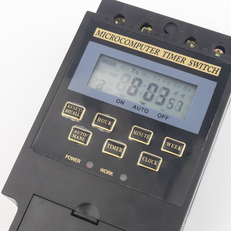 12V 110V 220V Mikroračunalo Kontrola vremena Prekidač LCD zaslon Elektronički programibilni regulator vremena pumpe za navodnjavanje staklenika