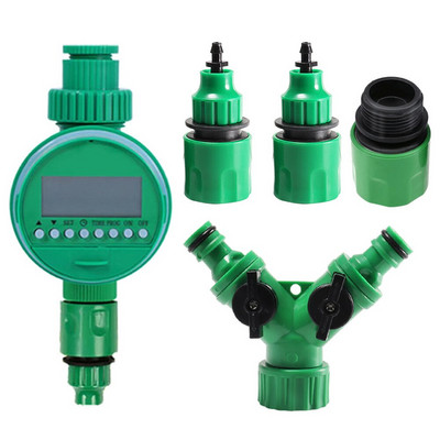 Sistem automat de irigare pentru udare LCD temporizator de apă pentru grădină Supapă de udare instrumente de control pentru irigare Temporizator de apă pentru grădină