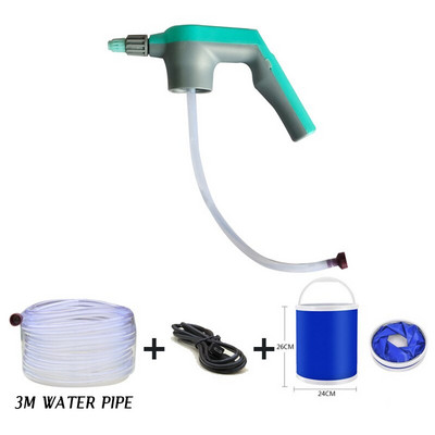 Costum pentru sticlă de pulverizare de apă de grădină pentru găleată de apă pentru plante Cap de udare cu încărcare electrică 3/5/10M țeavă de apă pentru pulverizare