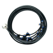 Vandens purškimo aušinimo sistemos rinkinys vasarą Purkštuvai žalvario antgalis Lauko sodas Šiltnamių parkas Augalai Purškimo žarna Laistymo sp.