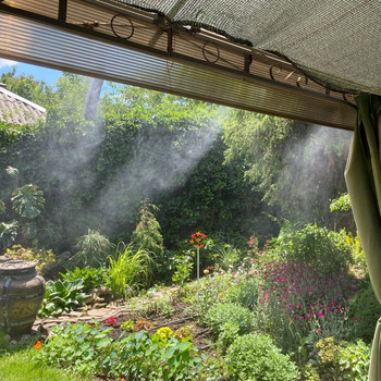 Water Misting Cooling System Kit summer sprinkler ορειχάλκινο ακροφύσιο Εξωτερικός κήπος πάρκο θερμοκηπίου φυτά Σπρέι σωλήνας ποτίσματος sp