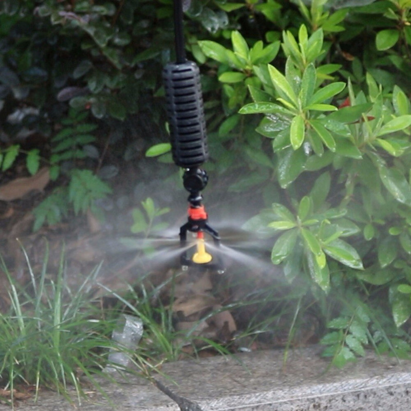 200 db műanyag refrakciós permetező vízpermetező kerti öntöző porlasztó fúvóka öntöző sprinkler hűtő párásító fúvóka
