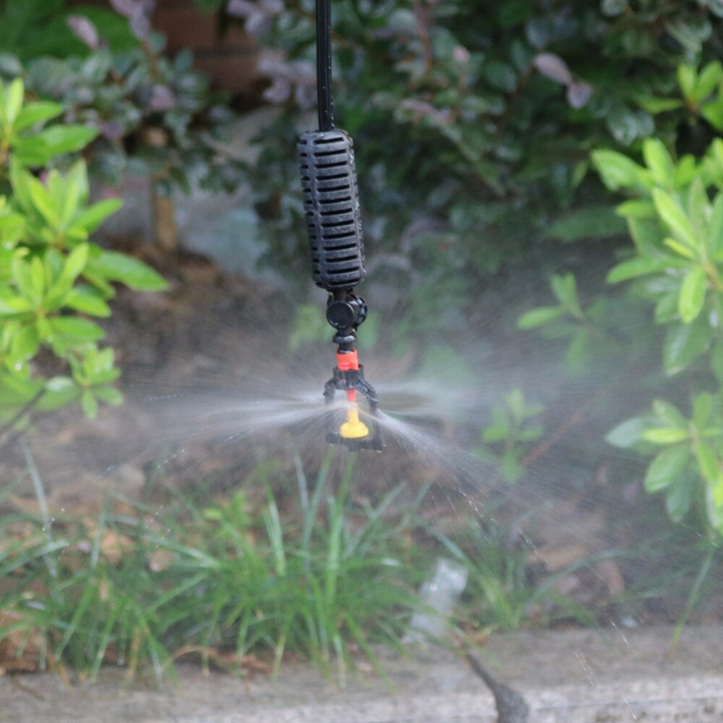 200 db műanyag refrakciós permetező vízpermetező kerti öntöző porlasztó fúvóka öntöző sprinkler hűtő párásító fúvóka