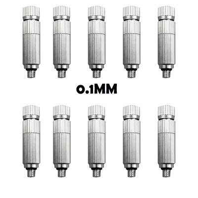 10 buc Duze pentru ceață de înaltă presiune Duze de pulverizare de apă de grădină pentru umidificare 0,1 MM-0,6 MM