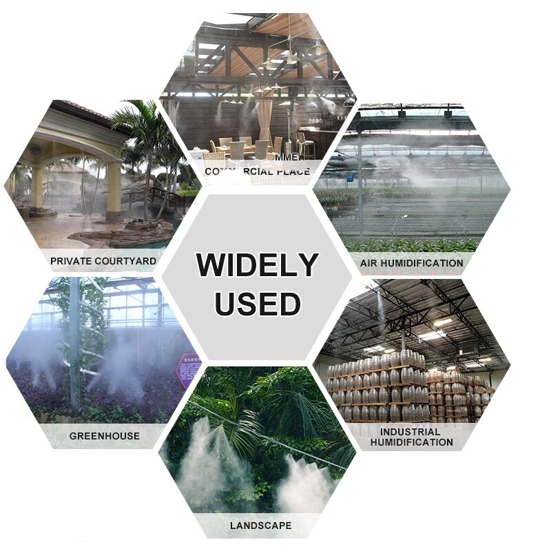 10 buc Duze pentru ceață de înaltă presiune Duze de pulverizare de apă de grădină pentru umidificare 0,1 MM-0,6 MM