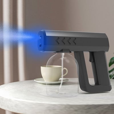 Pistol de pulverizare cu atomizator de mână de 500 ml Pulverizator de ceață Nano Mașină de dezinfectare Aparat electric fără fir ULV pentru pulverizator de grădină de birou