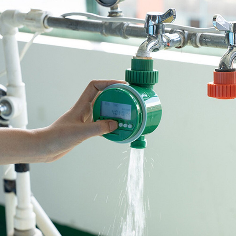 Temporizator automat de irigare Afișaj LCD Temporizator electronic de udare a grădinii Controler supapă inteligentă Dispozitiv de control al stropilor