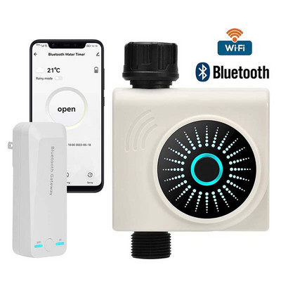 Αυτόματο Tuya Smart Garden Watering Timer Wifi Irigation Controller Bluetooth Βρύση ποτίσματος Χρονοδιακόπτης άρδευσης