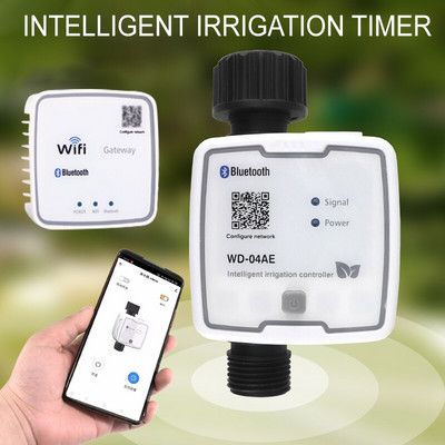 Bluetooth Wifi Χρονοδιακόπτης ποτίσματος Smartphone Remote Garden Water Timer με αισθητήρα βροχής Ψηφιακός ελεγκτής συστήματος άρδευσης βρύσης