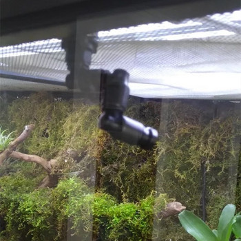 Fogger Mist Sprinkler Rainforest Tank Pet Hudification Cooling for Terrarium Misting System 10 Meters Kit Black