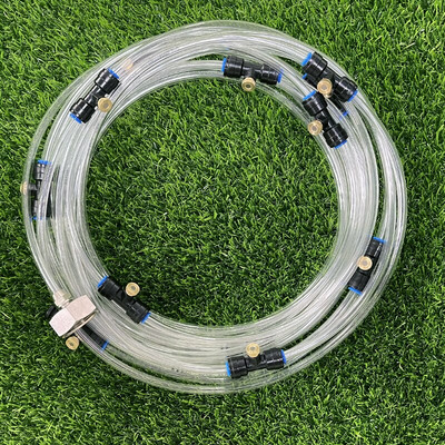 Kültéri párásító hűtőrendszer készlet üvegházhatást okozó kerti terasz öntözőrendszer öntözőrendszer zöldházi cserepes növényhez