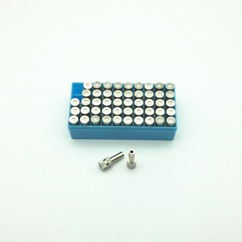 100 vnt / dėžutė 6 mm žemo slėgio slydimo užraktas, rūko purškimo purkštukai sodo aušinimo vandens purškimo laistymo purkštuvas